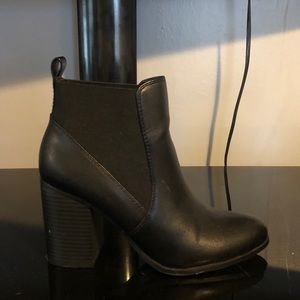 Work Heel Booties
